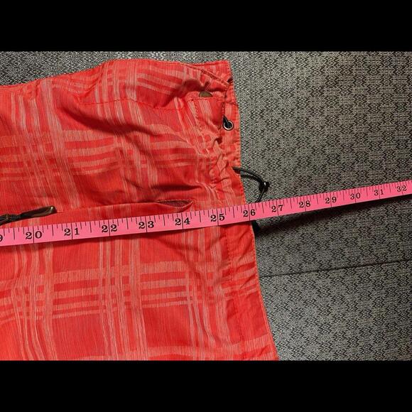 Obermeyer Womens 6 Sawyer Quality Jacket Ski Snowboarding Vented Plaid Coral NEW - Picture 3 of 7